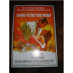 TIN GONE WITH THE WIND AND GREEN RIVER WHISKEY ADVERTS