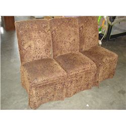 THREE DESIGNER UPOLSTERED CHAIRS