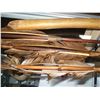 Image 2 : THREE WOOD ARROWS AND FISH CLUB AND WALKING STICKS