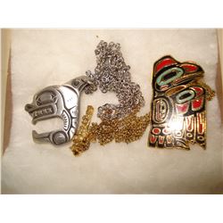 THREE NATIVE JEWELLRY PIECES