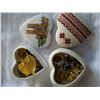 Image 1 : RUSSIAN MOTIF DRESSER BOX WITH AMYTHEST AND AMBER JEWELLRY