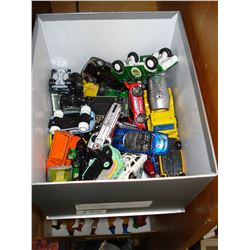 BOX OF HOTWHEELS CORGI AND OTHER TOY CARS