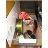 Image 1 : TRAY OF FISHING REELS THERMOMETER ETC