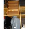 Image 1 : CLAY LION VASE AND WOOD SHELF