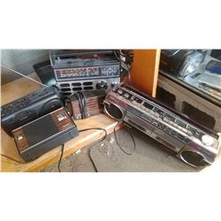 FIVE VINTAGE STEREOS