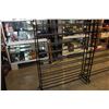 Image 1 : LARGE BLACK SHOE RACK