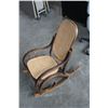 Image 1 : BENTWOOD AND WICKER KIDS ROCKER