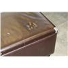 Image 2 : LEATHER STORAGE BENCH