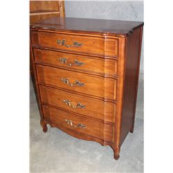 MALCOLM FRENCH PROVINCAL FIVE DRAWER DRESSER