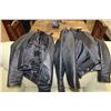 Image 1 : TWO 3 XL LEATHER JACKETS