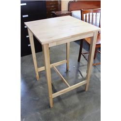 TALL MAPLE TABLE