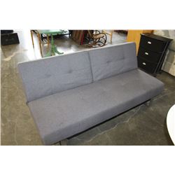 GREY MOES DOUBLE RECLINING CLICK CLACK SOFA