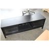 Image 1 : BLACK IKEA SLIDING DOOR ENTERTAINMENT STAND