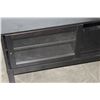 Image 2 : BLACK IKEA SLIDING DOOR ENTERTAINMENT STAND