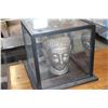 Image 1 : BUDDHA HEAD IN DISPLAY CASE