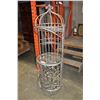 Image 1 : METAL AND GLASS BAR WINE RACK