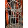 Image 2 : METAL AND GLASS BAR WINE RACK