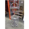 Image 3 : METAL AND GLASS BAR WINE RACK