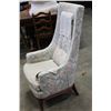 Image 4 : PAIR OF VINTAGE TALL BACK CHAIRS