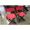 Image 1 : TWO FOLDING DIRECTORS CHAIR