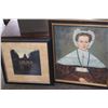 Image 1 : CANVAS PORTRAIT AND FRAMED HOUSE PRINT