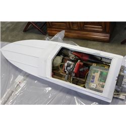 RADIO CONTROL BOAT AS FOUND