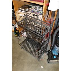 BLACK FOLDING UTILITY SHELF