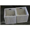 Image 3 : WHITE MODERN SHELF WITH BASKETS
