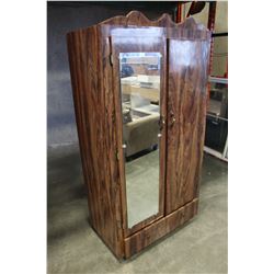 ROLLING WARDROBE WITH MIRROR