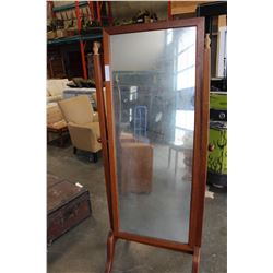 WOOD FRAMED DRESSING MIRROR