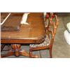 Image 2 : VINTAGE DINING TABLE AND SIX CHAIRS