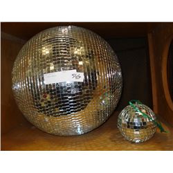 2 DISCO BALLS