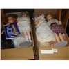 Image 1 : LOT OF PORCELAIN DOLLS AND BLUE BOOK