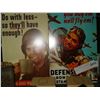 Image 1 : TWO VINTAGE WAR ADVERT TIN SIGNS