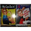 Image 1 : TWO VINTAGE WAR ADVERT TIN SIGNS