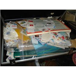ESTATE SUITCASE STAMP COLLECTION