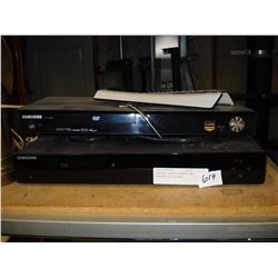 SAMSUNG BLURAY PLAYER AND SAMSUNG DVD PLAYER
