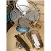 Image 1 : METAL DESK FAN COLLECTIBLE RAZORS AND CUFFLINKS