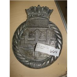 WORLD WAR TWO ERA MARITIME PACIFIC SHIP PLAQUE