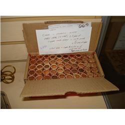 COLLECTION OF 2500 COPPER PENNIES