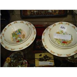 ROYAL DOULTON BUNNYKINS 4 PIECE SET