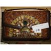 Image 1 : VINTAGE PEACOCK HANDBAG