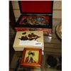 Image 1 : THREE EASTERN DRESSER BOXES WITH CONTENTS