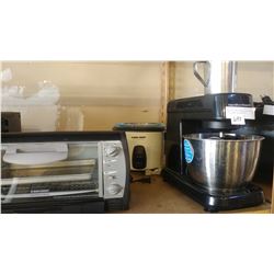 HAMILTON BEACH MICER AND BLACK AND DECKER TOASTER OVEN