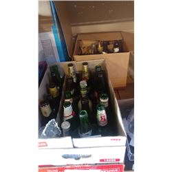 COLLECTION OF FOREIGN BEER BOTTLES