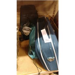 2 TRAVEL SUITCASES YOGA MAT AND AIR CAST
