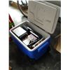 Image 1 : COLEMAN COOLER WITH DVDS