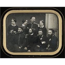 ANONYMOUS ARTISTIC GROUP PORTRAIT INCLUDIN...