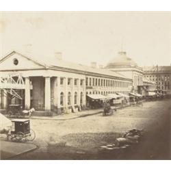 ANONYMOUS QUINCY MARKET, BOSTON, circa 185...