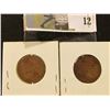 Image 2 : 1912 D Fine & 17 S VF Lincoln Cents.